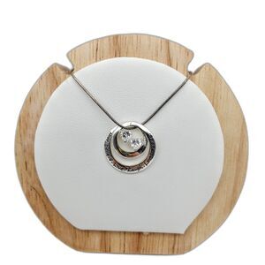 925 Sterling Silver 9 inch necklace and pendant Hope Believe Love Life Gift Mom